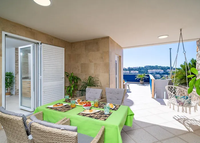 Terrace, View & Barbecue * Дубровник